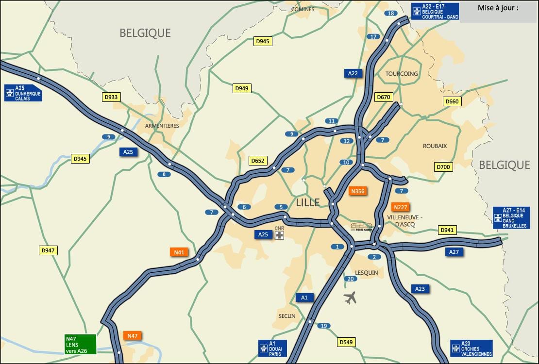 France_ regions. kgm งถนนแผนที่