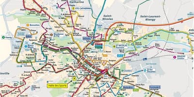 France_ regions. kgm สาธารณะขนส่งแผนที่