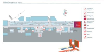 France_ regions. kgm ยุโรปที่สถานีรถไฟบนแผนที่